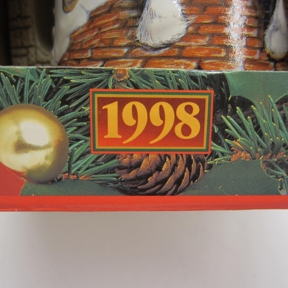 Vintage 1998 Budweiser Holiday Stein Grant’s Farm Holiday - Picture 9 of 16